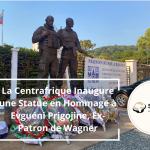 A República Centro-Africana inaugura uma estátua em homenagem a Evguéni Prigojine, ex-chefe da Wagner