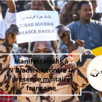 Manifestations à N&rsquo;Djamena contre la présence militaire française