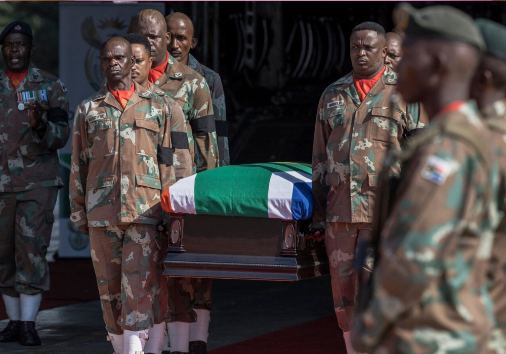 Rapatriement des 14 soldats sud-africains tombés en RDC