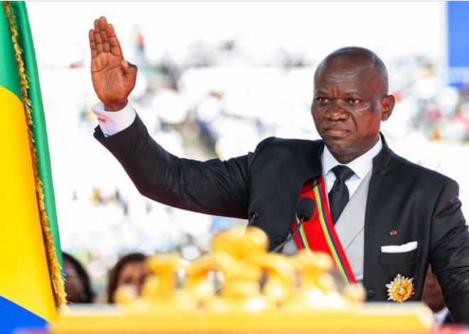 Brice Oligui Nguema officiellement investi président du Gabon